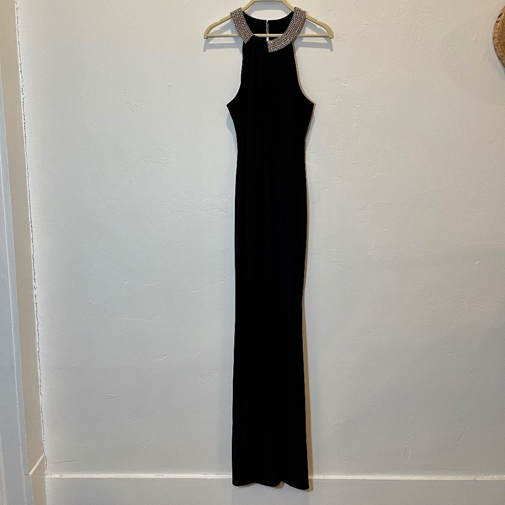 Laundry by Shelli Segal Long Black Gown